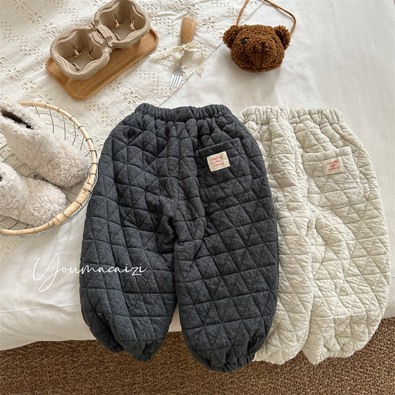 Baby Products Korean - Pantaloni in cotone e velluto con