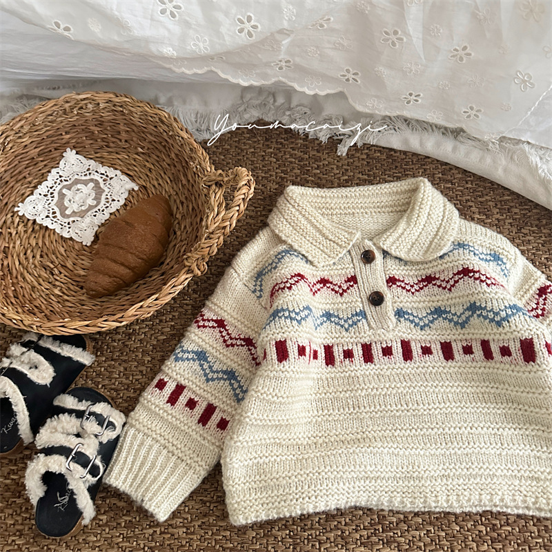 Baby Products Korean - Nuovo prodotto invernale Edizione coreana Maglione