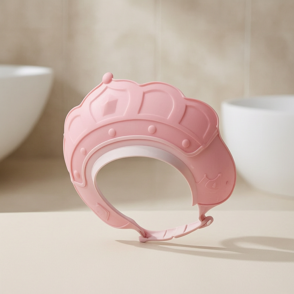 Infant Head Protector - Cappello da doccia in silicone per
