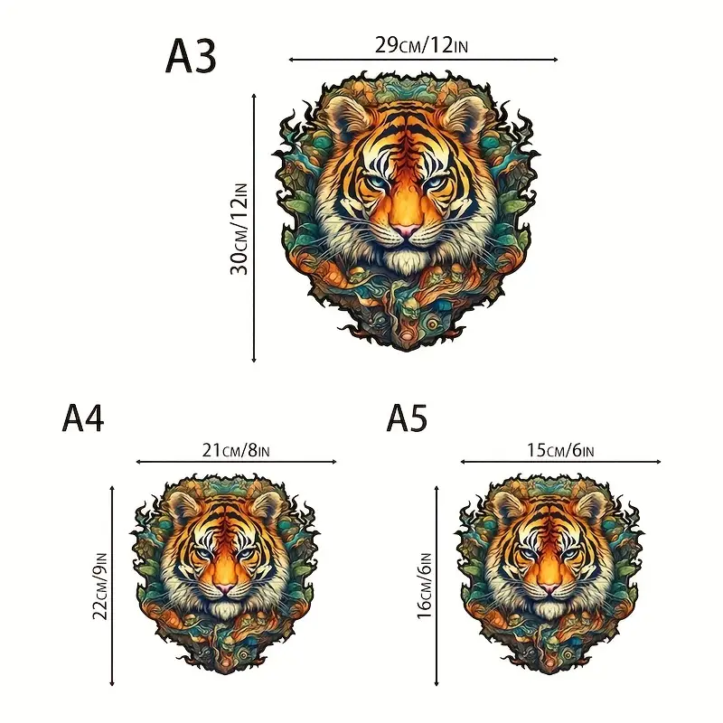 Puzzle in legno tigre, giocatt - Baby Products Unique recensione e prezzo