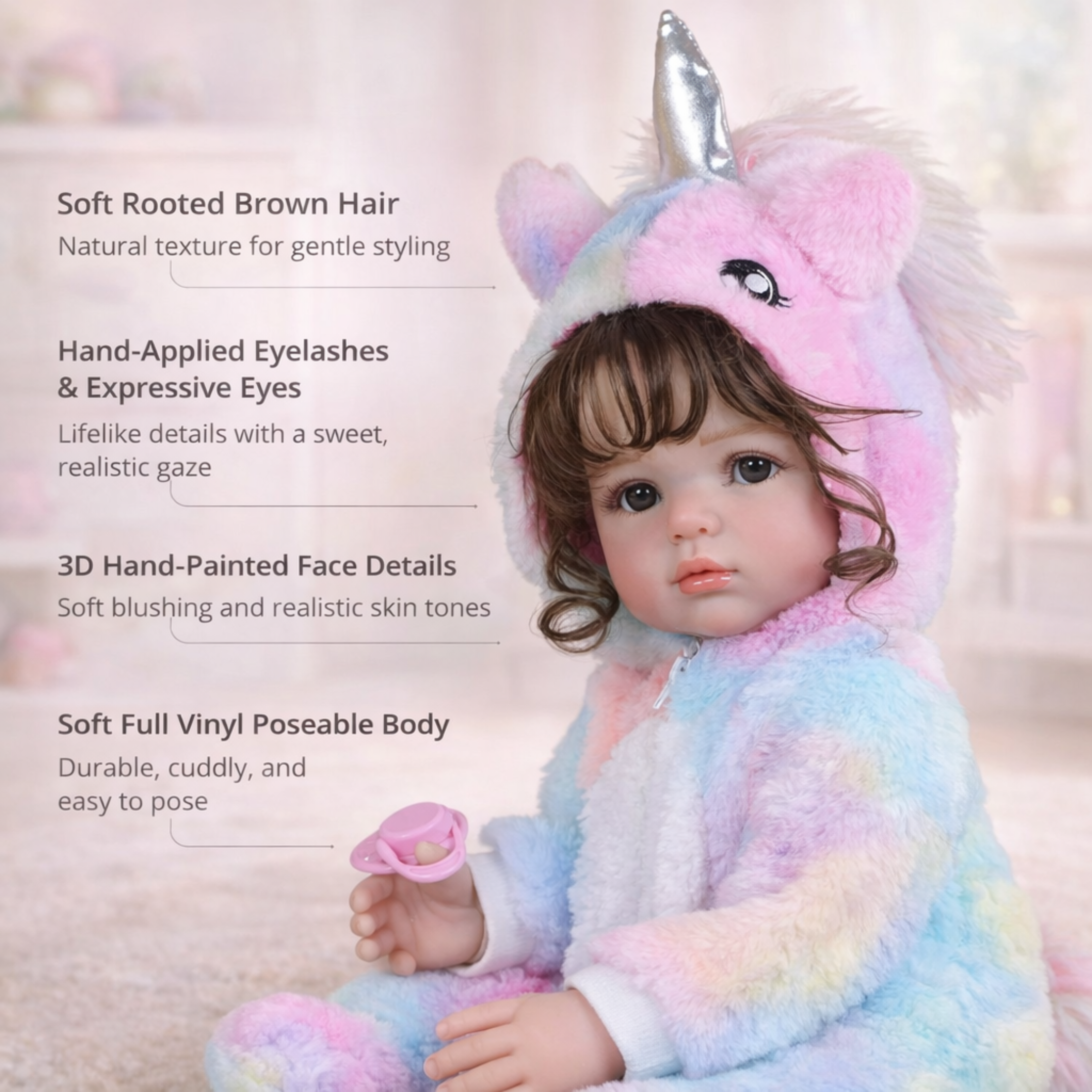 Rainbow Unicorn Baby – Bambola - Baby Products For Face recensione e prezzo