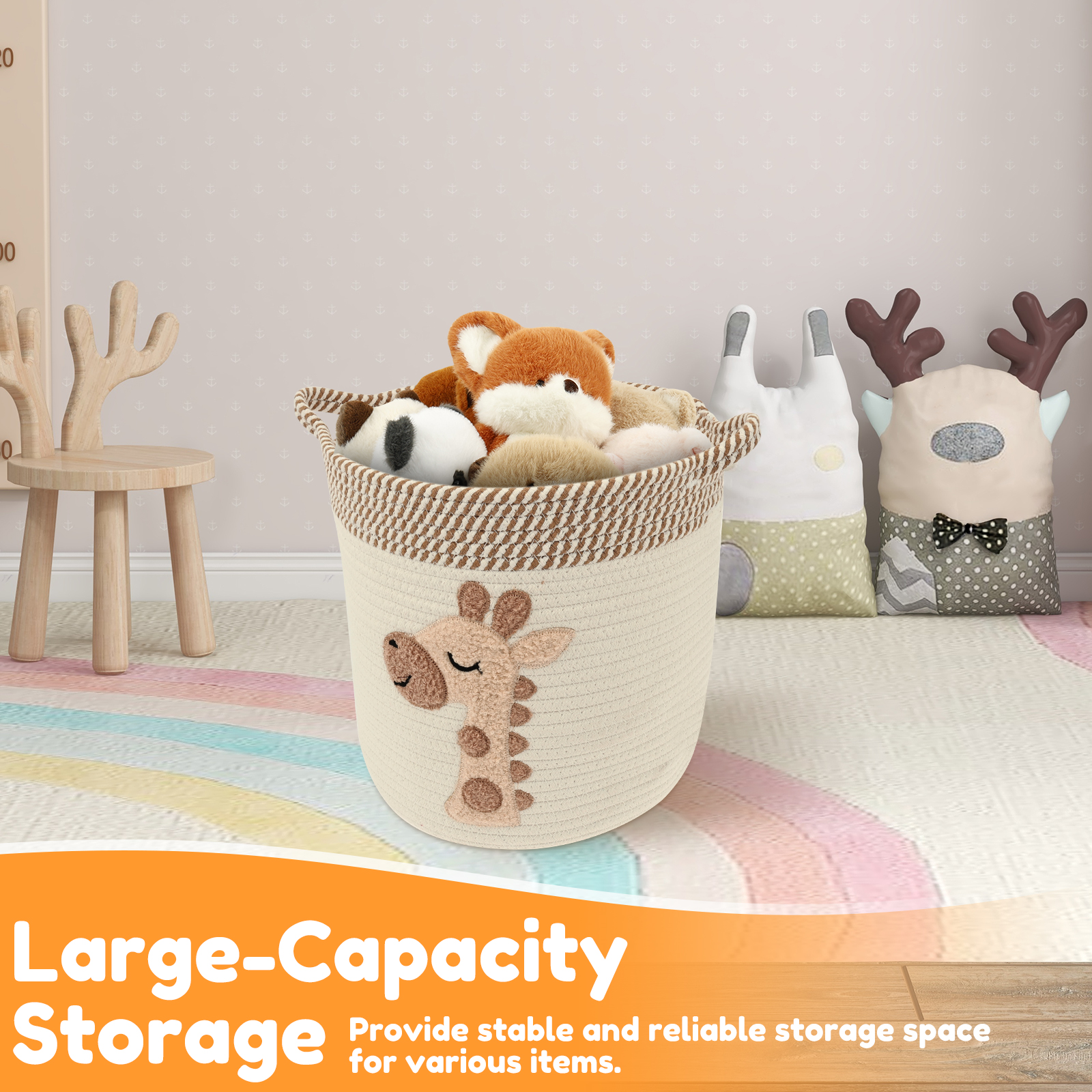 Cesto portaoggetti in corda di - Baby Products Basket recensione e prezzo