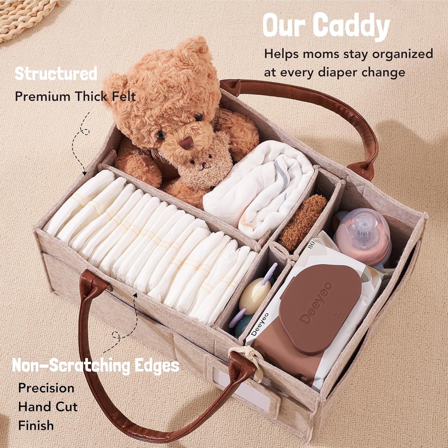 Cesto portaoggetti in feltro p - Baby Products Basket recensione e prezzo