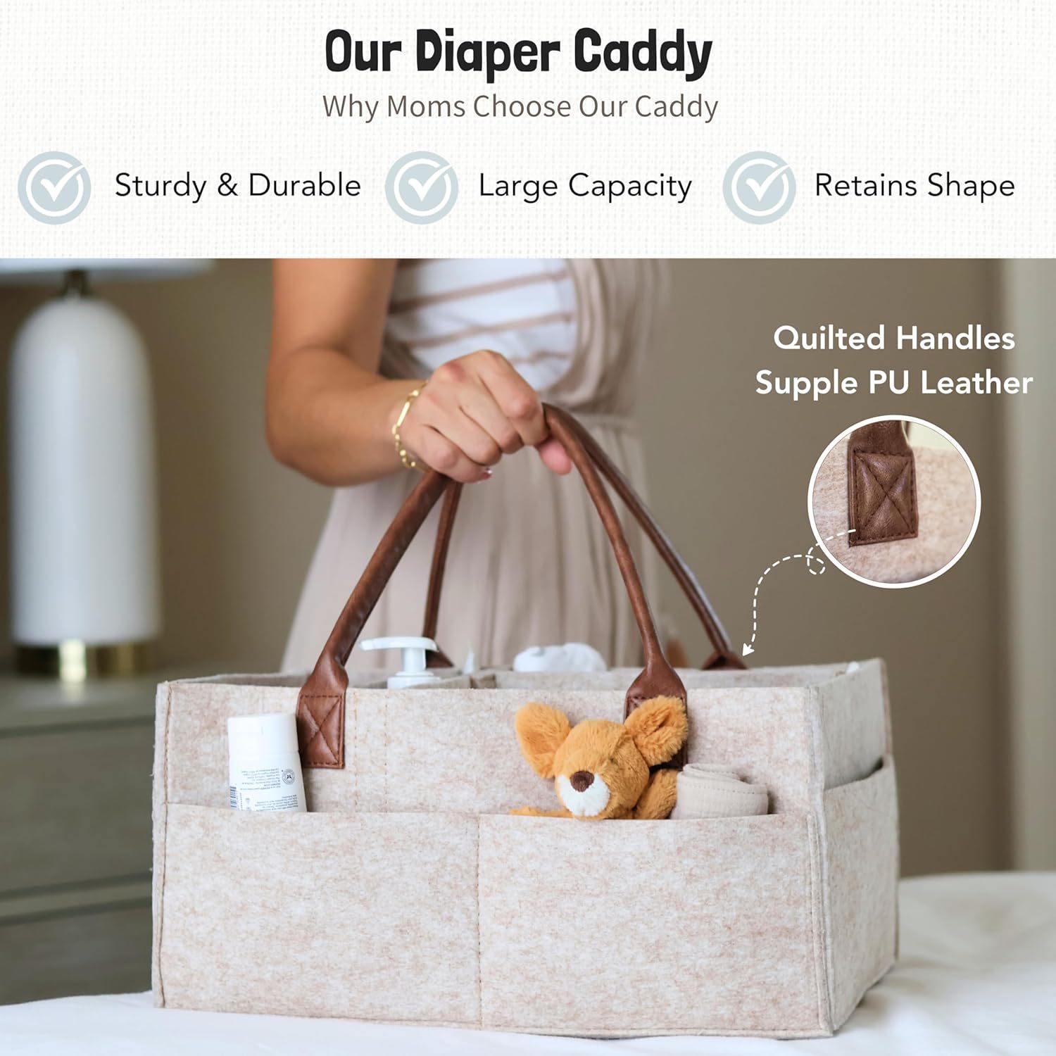 Cesto portaoggetti in feltro p - Baby Products Basket recensione e prezzo