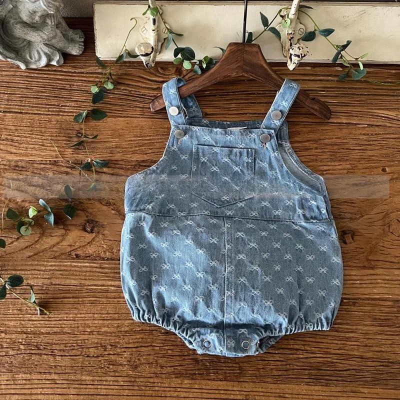 Abito strisciante in denim sta - Baby Products Korean recensione e prezzo