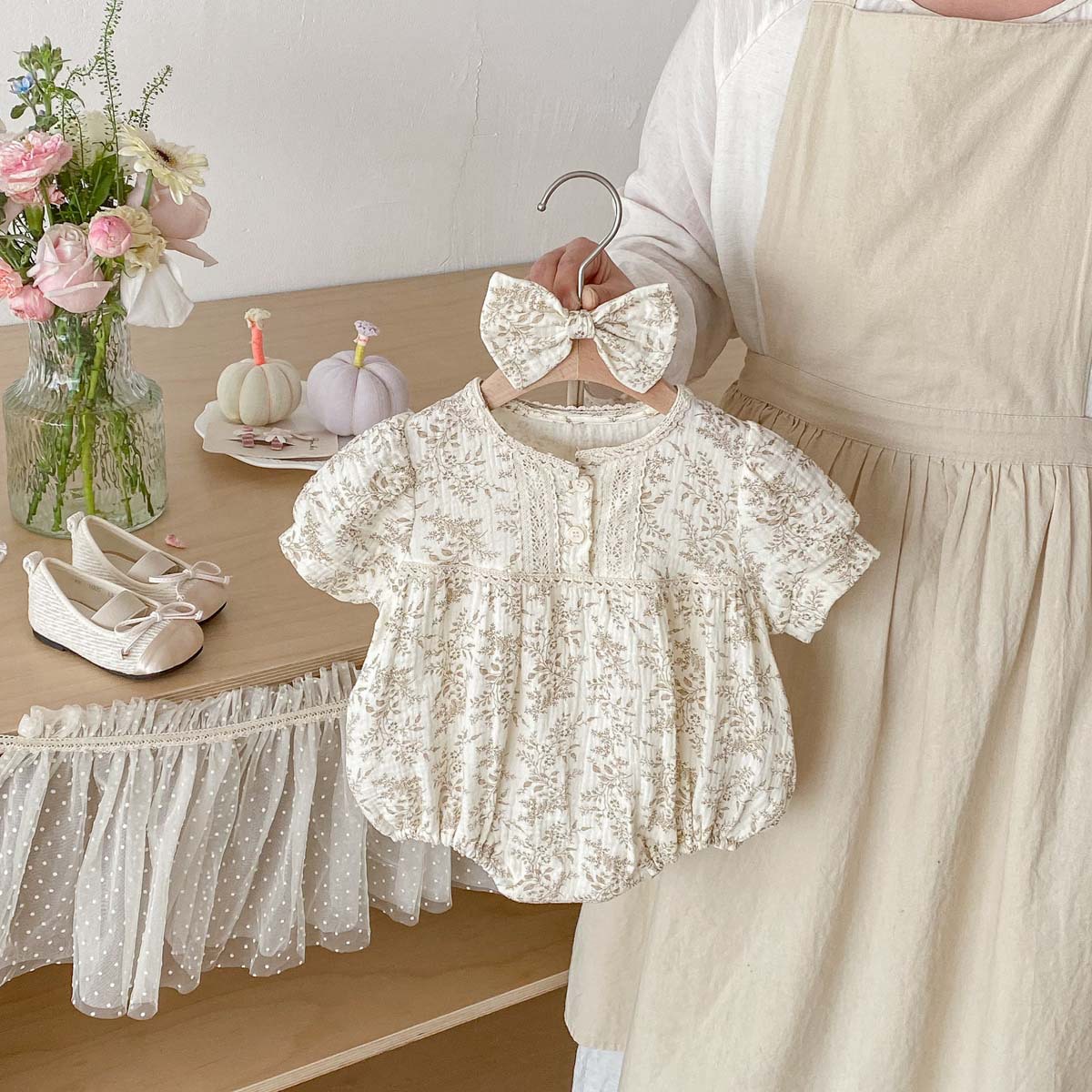 Tuta Estiva Sottile in Tessuto - Baby Products Korean recensione e prezzo