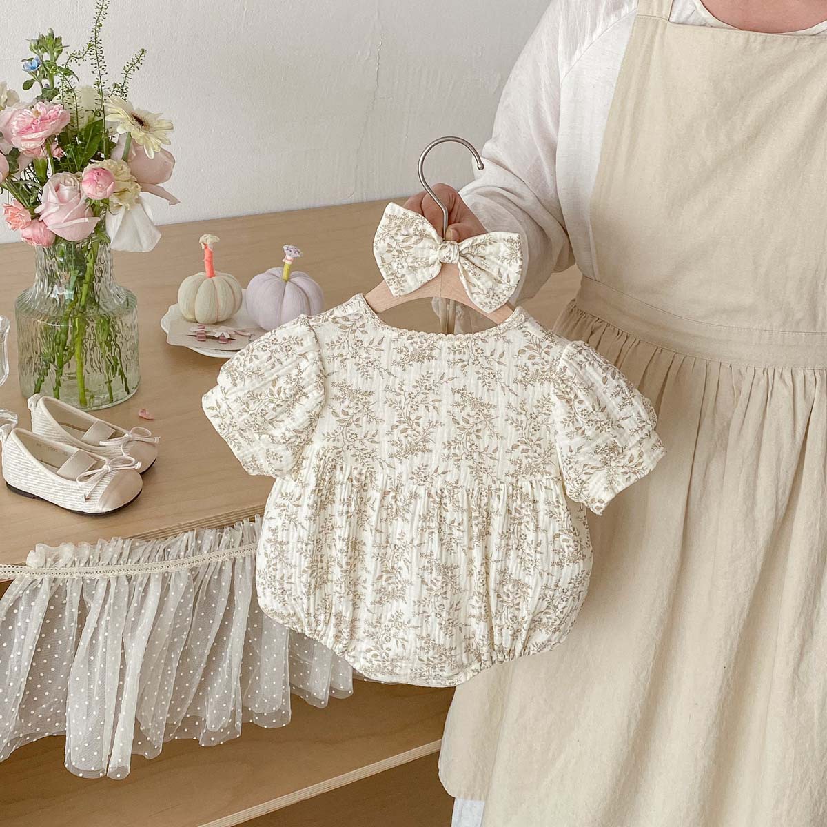 Tuta Estiva Sottile in Tessuto - Baby Products Korean recensione e prezzo