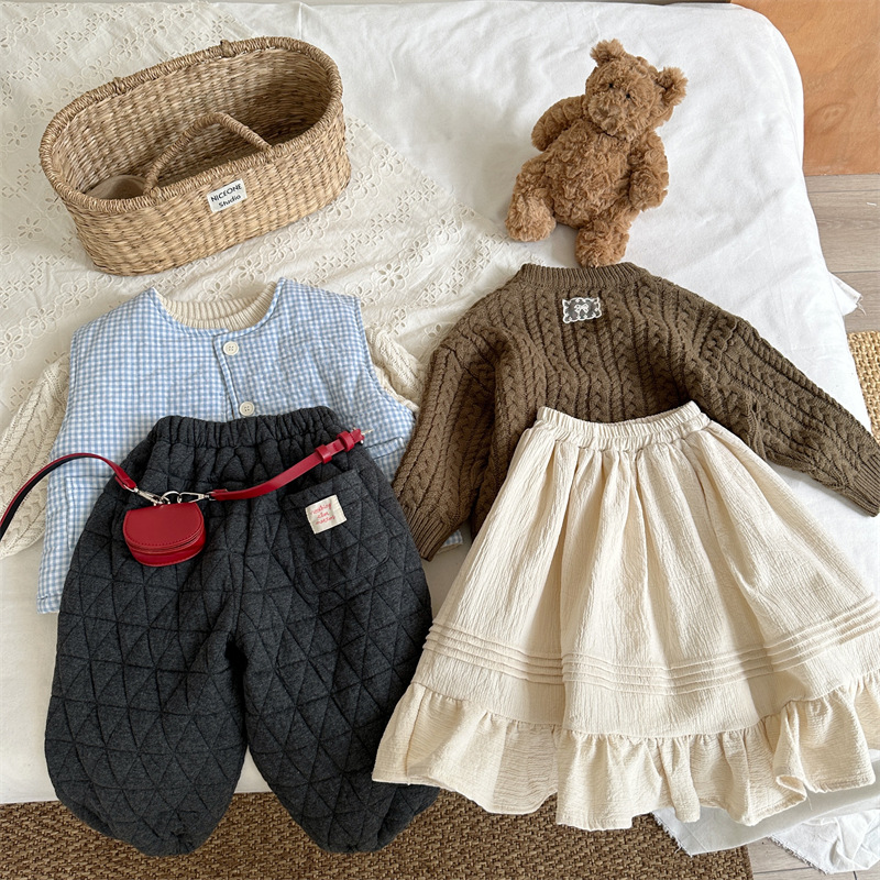 Pantaloni in cotone e velluto  - Baby Products Korean recensione e prezzo