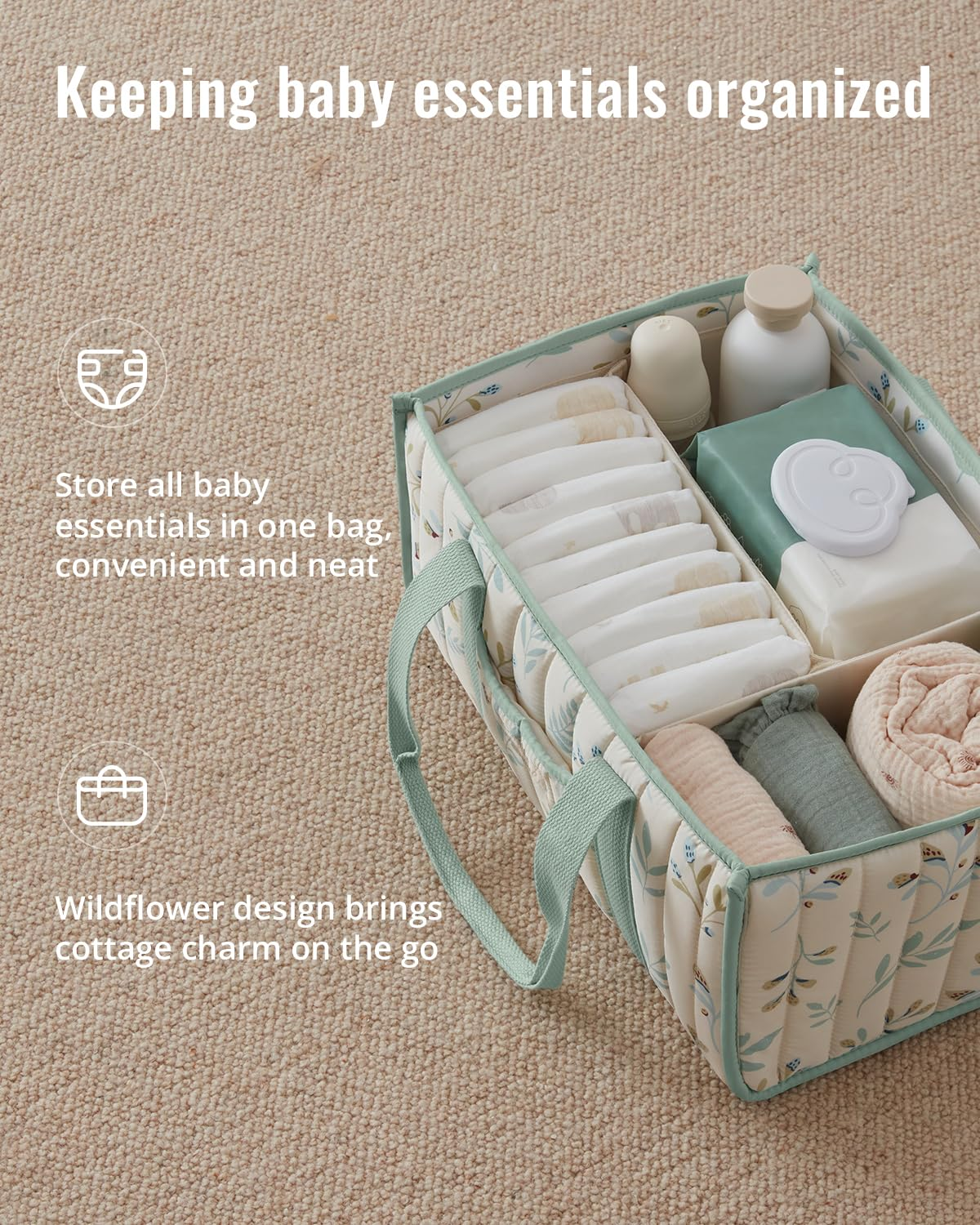 Organizer per pannolini, elega - Baby Products Basket recensione e prezzo
